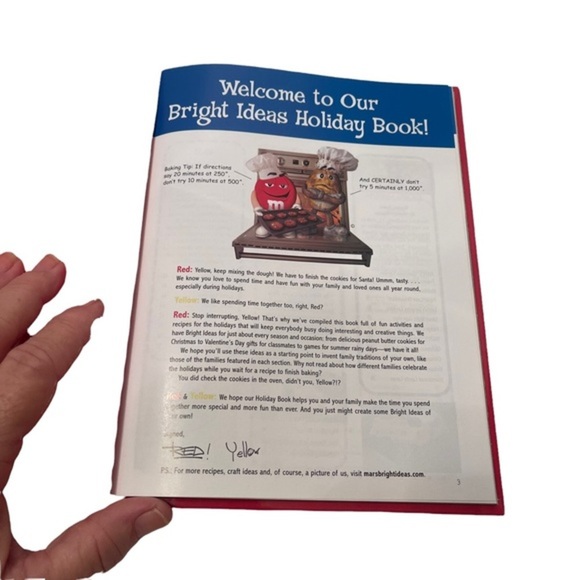 M & M’s Red & Yellow’s Bright Ideas Book NWOT - Picture 2 of 7